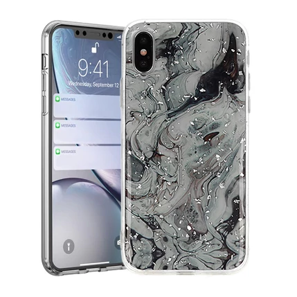 Huawei Y5 2019/Honor 8S, Szilikon tok, Marble Stone, 2