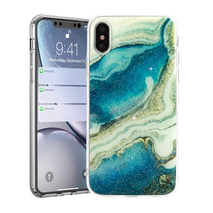 Huawei P20 Lite 2019, Szilikon tok, Marble Stone, 6