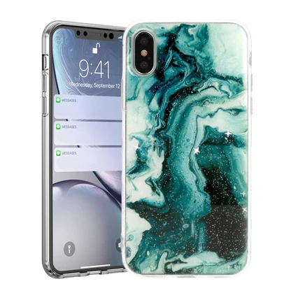 Samsung A107 Galaxy A10S, Szilikon tok, Marble Stone, 5