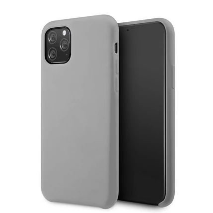 Huawei P40, Szilikon tok, Vennus Silicone Lite, szürke