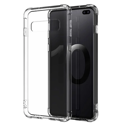 Xiaomi Redmi Note 10/Note 10S, Szilikon tok, Ütésálló (0.5mm), átlátszó