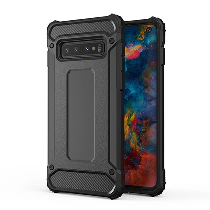 Samsung A325 Galaxy A32 4G, Szilikon tok, Armor, fekete