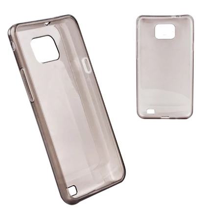 Samsung S5830 Galaxy Ace, Szilikon tok, S-Case, füst