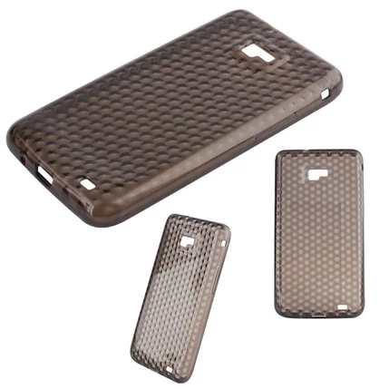 Samsung S5260 Star 2, Szilikon tok, S-Case, füst