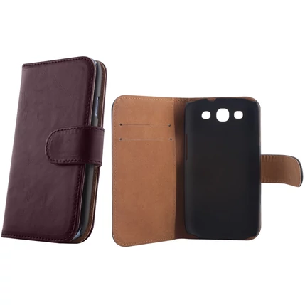 Samsung i8160 Galaxy Ace 2 Smart, Oldalra nyíló flip tok, lila,