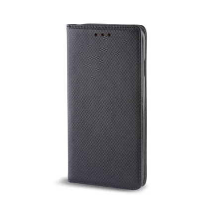 Samsung J320 Galaxy J3 2016, Oldalra nyíló flip tok, Smart, fekete