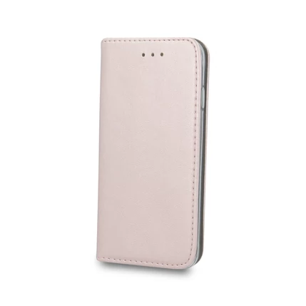 Xiaomi Redmi 8A, Oldalra nyíló flip tok, Smart, rose gold