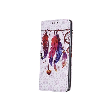 Huawei P40 Lite, Oldalra nyíló flip tok, Smart Trendy, Boho 4