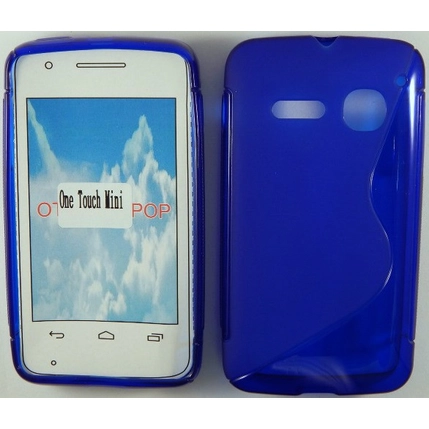 Alcatel OT-4030D S Pop / Mini, Szilikon tok, S-Case, kék