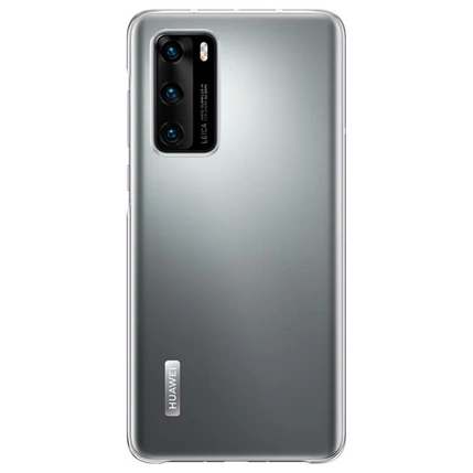 Huawei P40, Szilikon tok, Clear Case (51993731), átlátszó