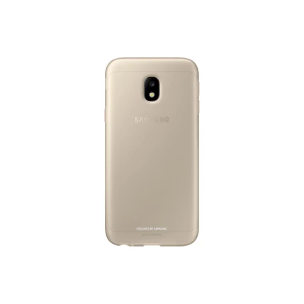 Samsung J330 Galaxy J3 2017, Szilikon tok, Jelly (ef-aj330tfegww), arany