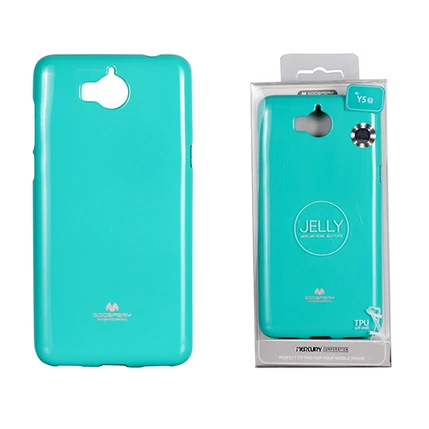 Huawei Y5 2017/Y6 2017, Szilikon tok, Jelly, menta
