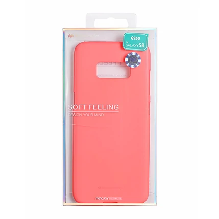 Samsung N950 Galaxy Note 8, Szilikon tok, Soft, rózsaszín