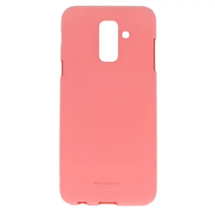 Samsung A605 Galaxy A6+ 2018, Szilikon tok, Soft, rózsaszín