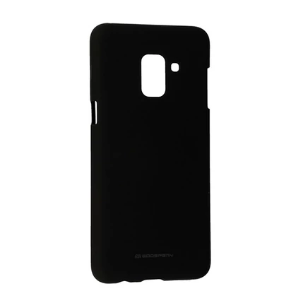 Samsung A750 Galaxy A7 2018, Szilikon tok, Soft, fekete