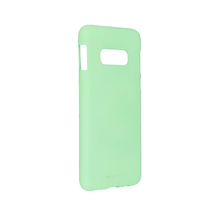 Samsung G970 Galaxy S10E, Szilikon tok, Soft, menta