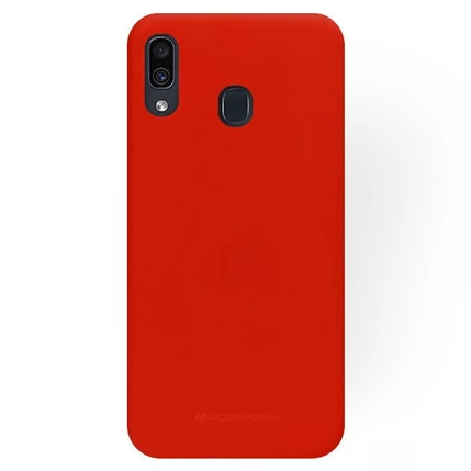 Huawei P40 Lite E/Y7P, Szilikon tok, Soft, piros