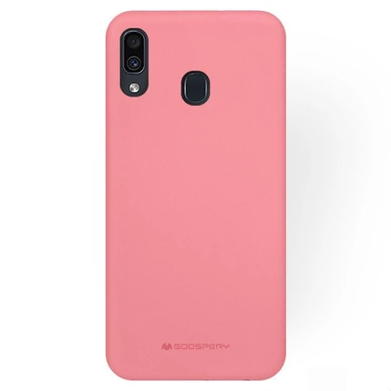 Huawei P40 Lite E/Y7P, Szilikon tok, Soft, rózsaszín