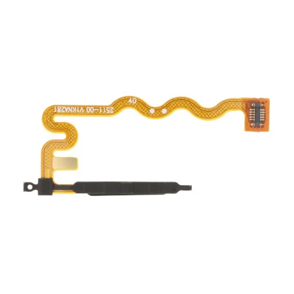 Motorola Moto G35, ujjlenyomat olvasó flex kábel, átvezető fólia, fekete (GYÁRI)