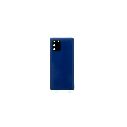 Samsung G770 Galaxy S10 Lite, Akkufedél (ragasztóval, kameralencsével), kék