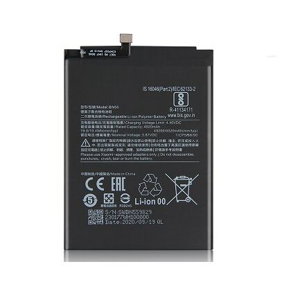 Xiaomi Redmi Note 9S 5020mAh -BN55, Akkumulátor (Gyári) Li-Poly