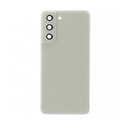 Samsung G990 Galaxy S21 FE 5G, Akkufedél, (kamera plexi, ragasztó), zöld