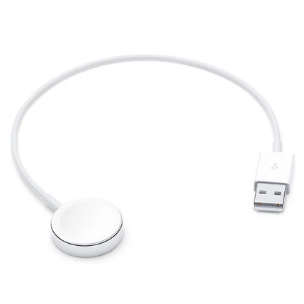 Apple Waitch, USB kábel, (mágneses), fehér