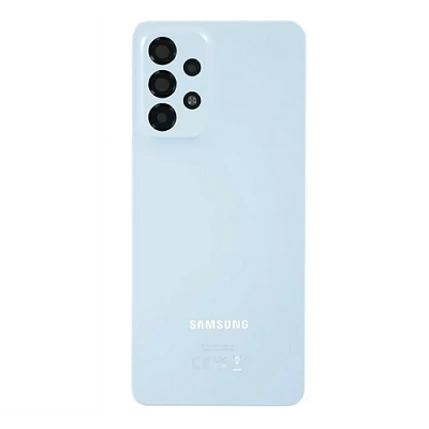 Samsung A336 Galaxy A33 5G, Akkufedél, (ragasztó, kamera plexi), kék