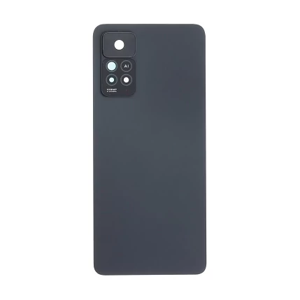 Xiaomi Redmi Note 11 Pro 4G, Akkufedél, (ragasztóval és kameraplexivel), fekete
