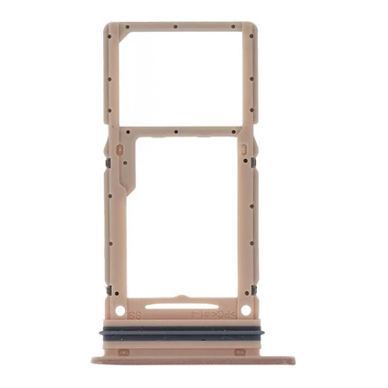 Samsung A336 Galaxy A33 5G Dual, SIM kártya tartó tálca, (+memória kártya tartó), arany