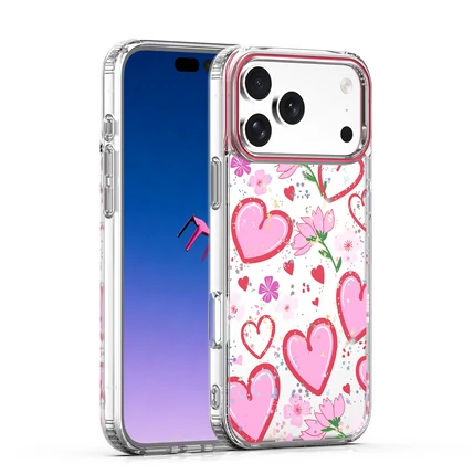Apple iPhone 15 Pro, Szilikon tok, Ultra Trendy Love 1