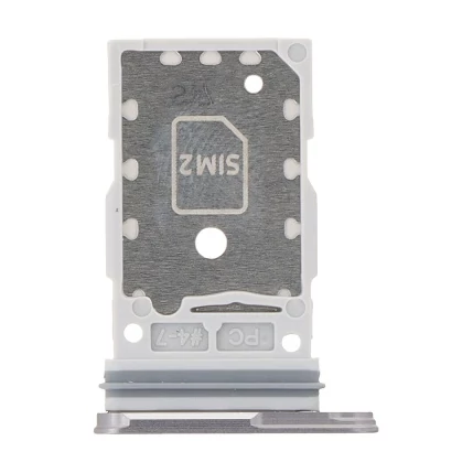 Samsung S931/S936 Galaxy S25/S25+ DualSIM, SIM kártya tartó tálca, ezüst (GYÁRI)