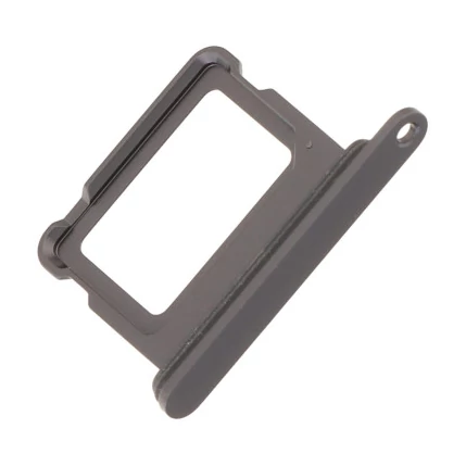 Apple iPhone 17, SIM kártya tartó tálca, SingleSIM, fekete (GYÁRI)