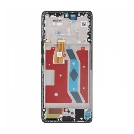 Honor Magic5 Lite, LCD kijelző érintőplexivel és előlapkerettel, fekete (UTÁNGYÁRTOTT)