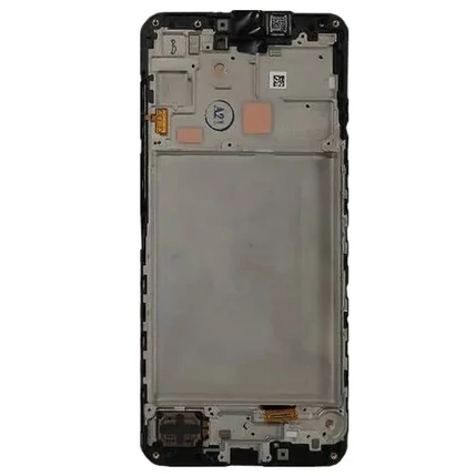 Samsung A166B Galaxy A16 5G, LCD kijelző érintőplexivel és előlapkerettel, fekete (GH82-36143A)  (GYÁRI) (SERVICE PACK)