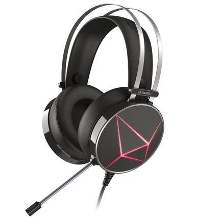 DAREU EH722, Gaming Fejhallgató USB, RGB 7.1 vezetékes headset, fekete