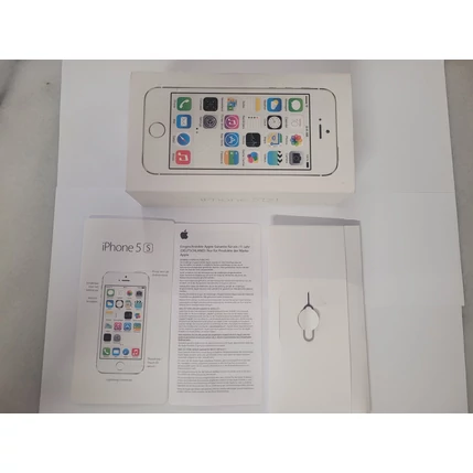 Eredeti IPhone 5S üres doboz, gold  (Eredeti készülék leírás+sim kiszedő)