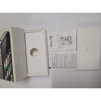 Eredeti üres doboz IPhone 4S, fekete (Eredeti készülék leírás)