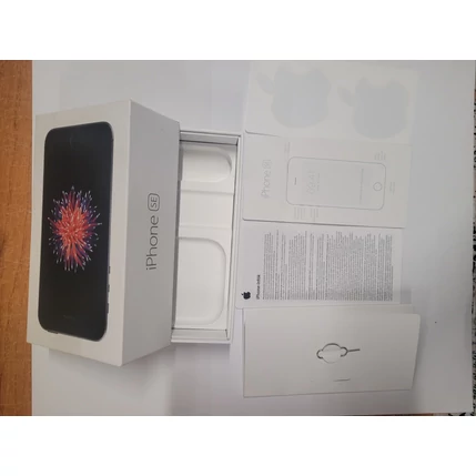 Eredeti IPhone SE üres doboz, space gray (Eredeti készülék leírás)