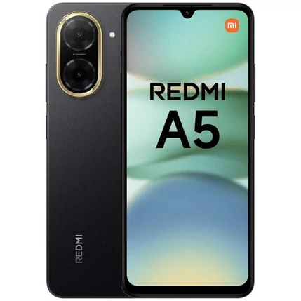 Xiaomi Redmi A5 64GB 3GB RAM DualSIM, Kártyafüggetlen, fekete, Mobiltelefon