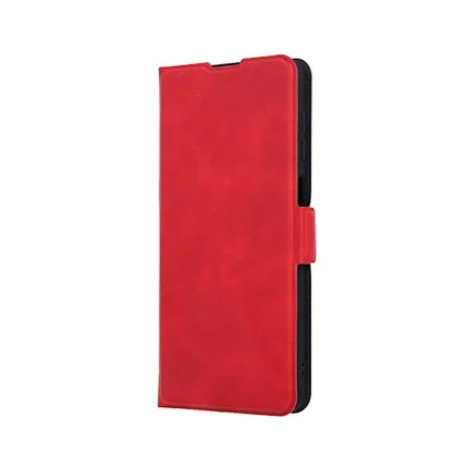 Xiaomi Redmi 12C, Oldalra nyíló flip tok, Smart Mono, piros