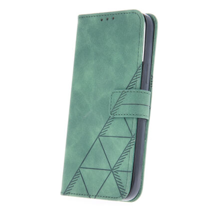 Samsung A236 Galaxy A23 5G, Oldalra nyíló flip tok, Smart Trendy Porto, zöld