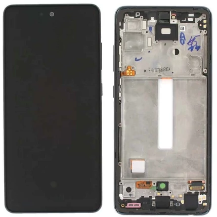 Samsung A566B Galaxy A56 5G (2025), LCD kijelző érintőplexivel és előlap kerettel, zöld, Olive Green (GH82-36829C)  (GYÁRI) (SERVICE PACK)