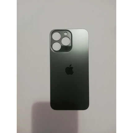 Apple iPhone 13 Pro, Akkufedél + ragasztó, (nagy lyukú verzió), zöld (OEM)