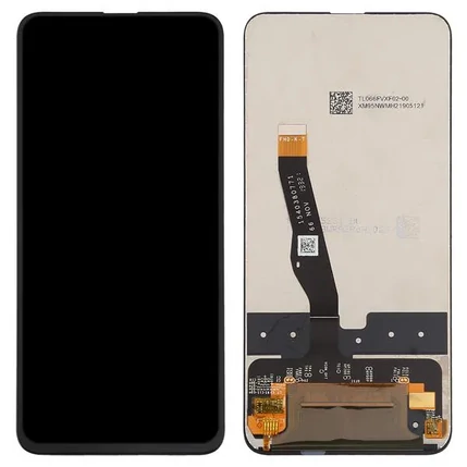 Huawei P Smart Pro, LCD kijelző érintőplexivel, fekete (OEM)