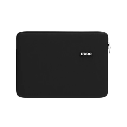 BWOO BO-CB62, neoprén laptoptáska 15", fekete (29x38cm)