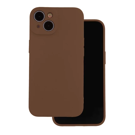 Samsung A576 Galaxy A57 5G, Szilikon tok, Soft, barna