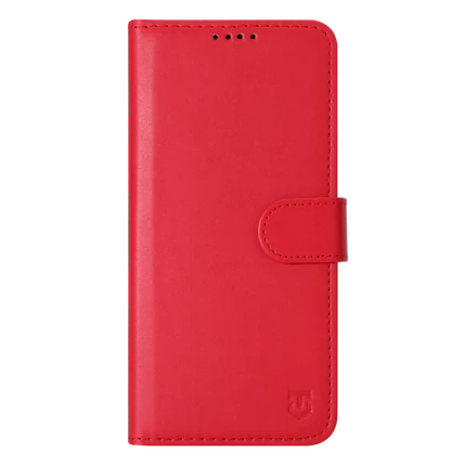 Samsung A376B Galaxy A37 5G, Oldalra nyíló flip tok, Tactical Field Notes, piros