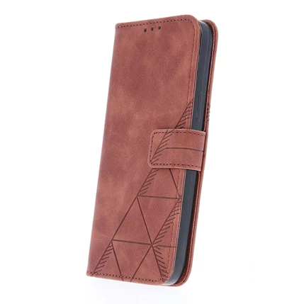Samsung A135/A136/A047 Galaxy A13 4G/A13 5G/A04S, Oldalra nyíló flip tok, Smart Trendy Porto, barna