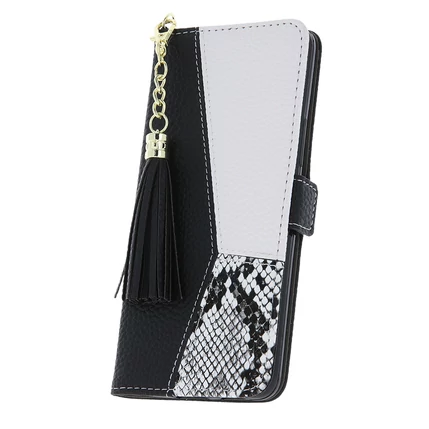 Xiaomi 13, Oldalra nyíló flip tok, Smart-Charms, fekete